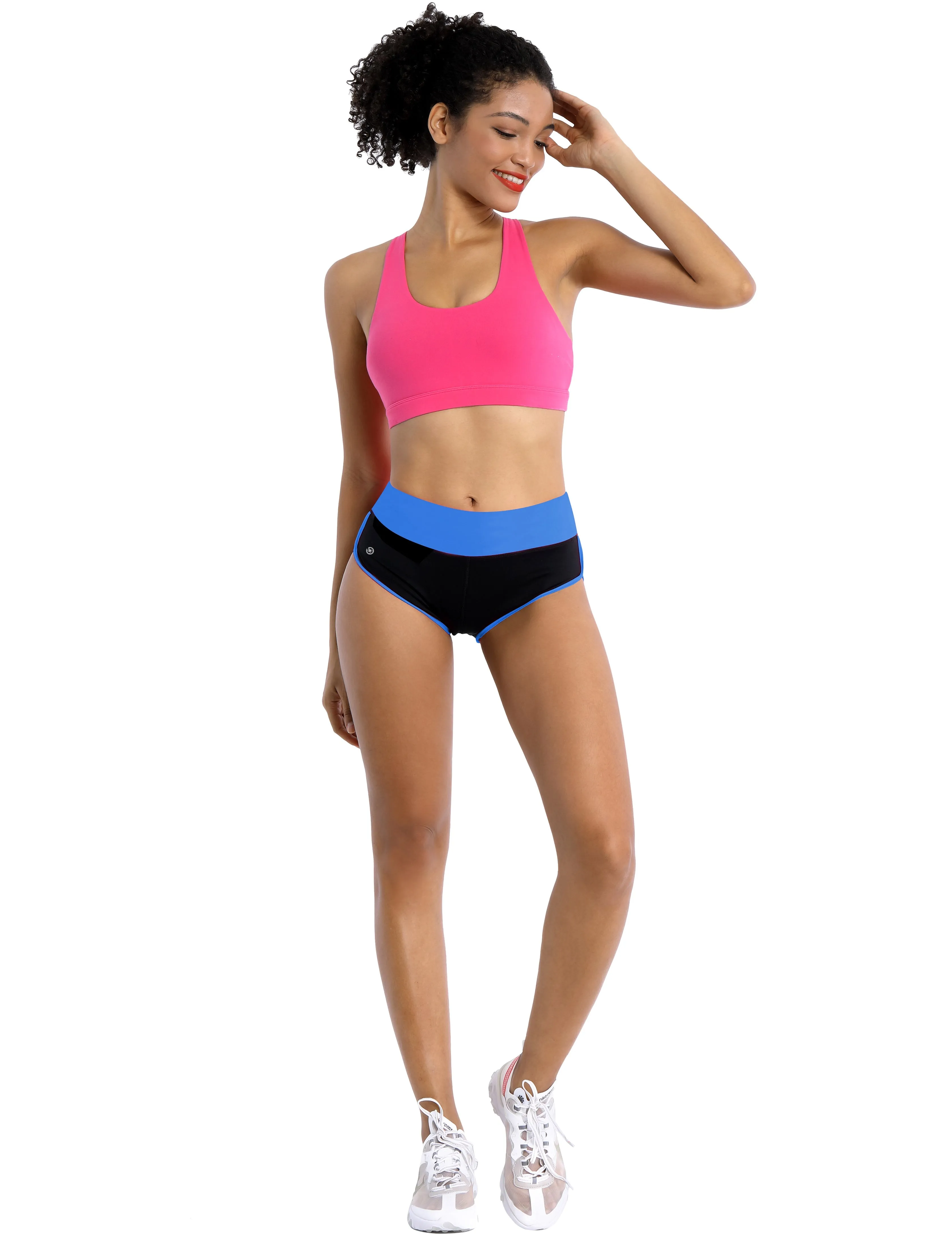 030 Sexy Booty Running Shorts blue_black_Running