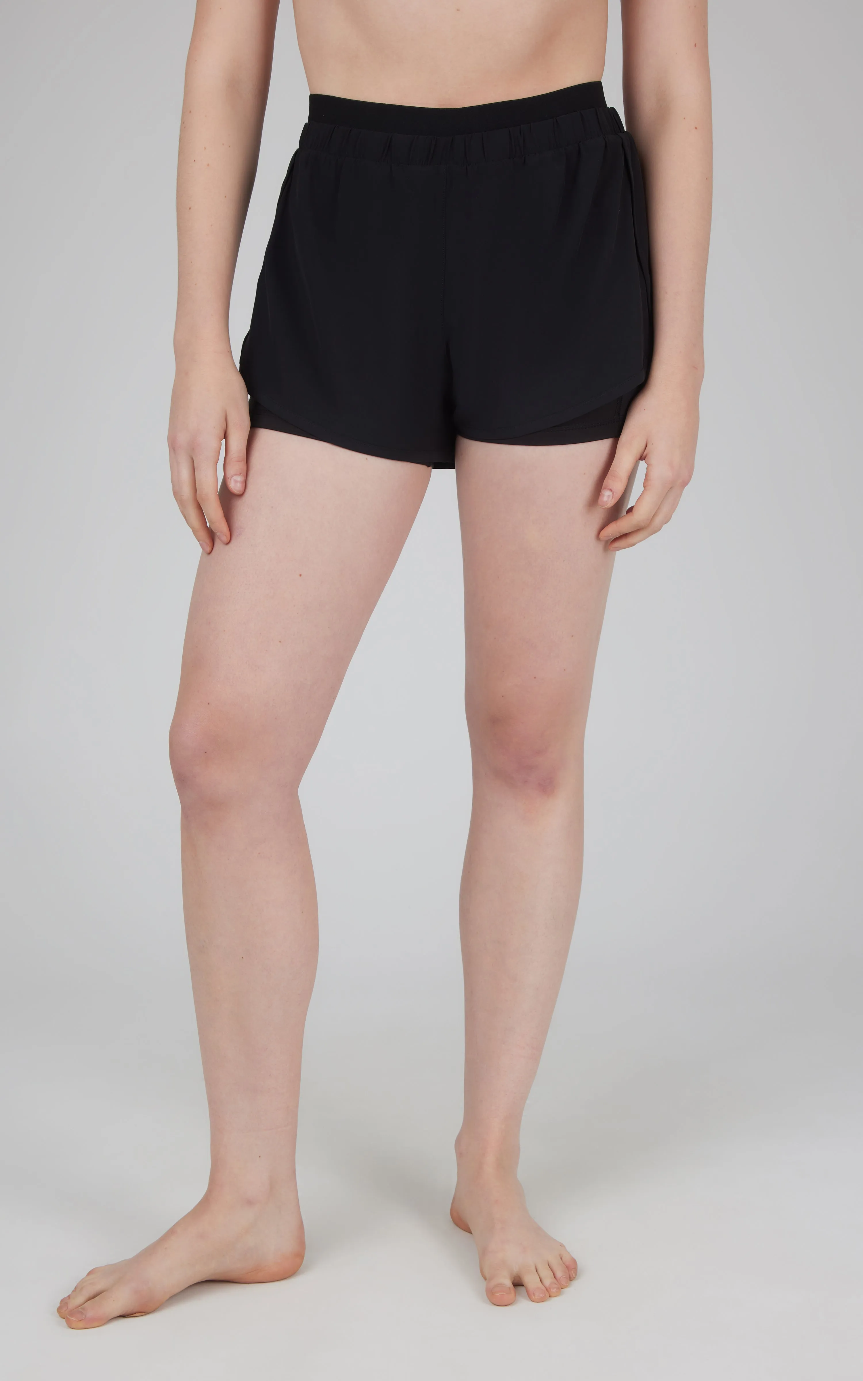 2 in 1 Novelty Waist Running Short