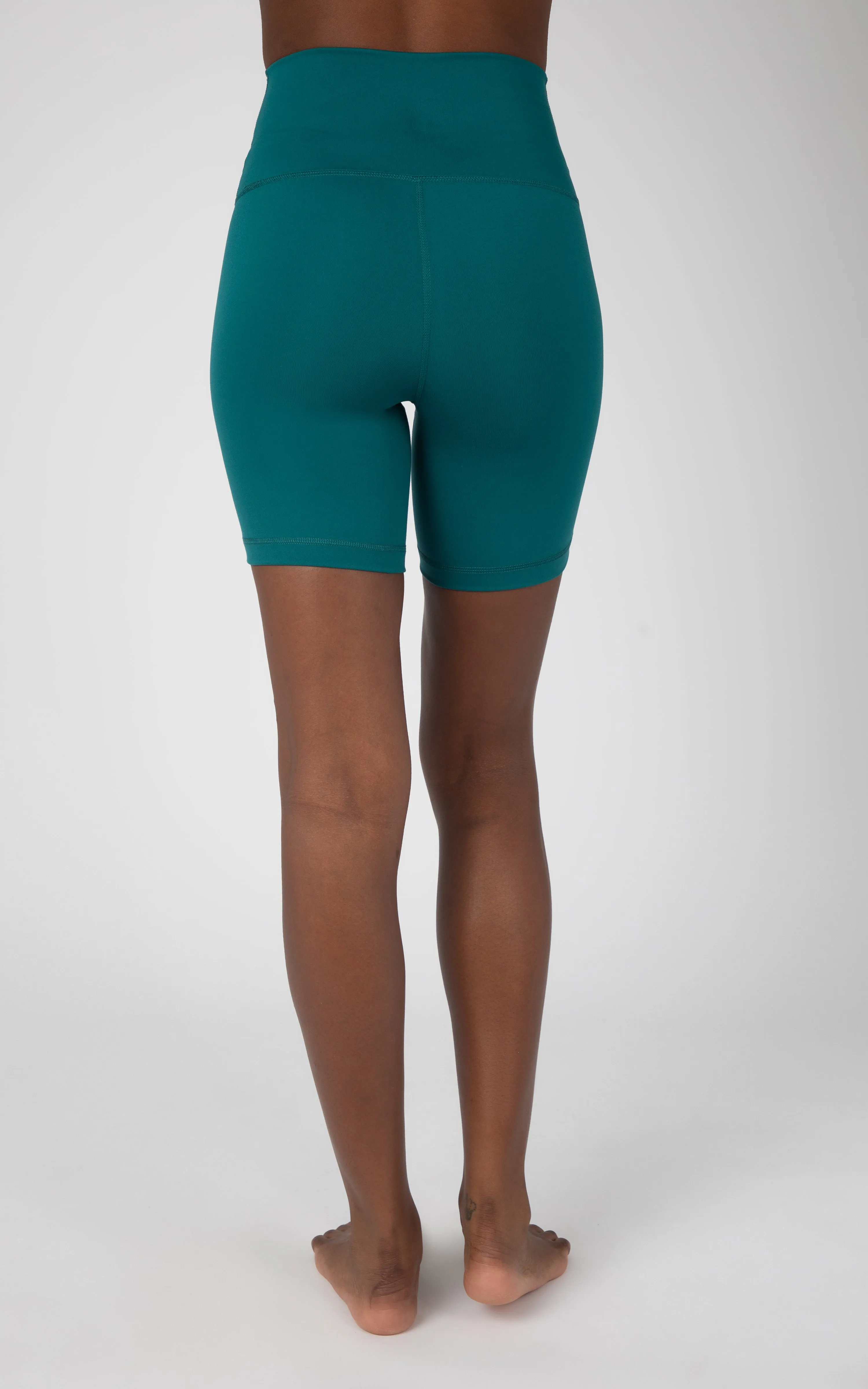 2 PK Lux Super Hi Rise 7" Classic Biker Short