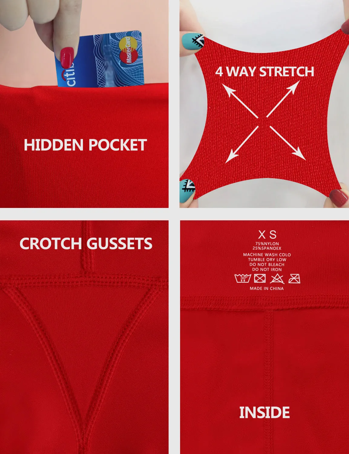 4" Gym Shorts scarlet_Gym