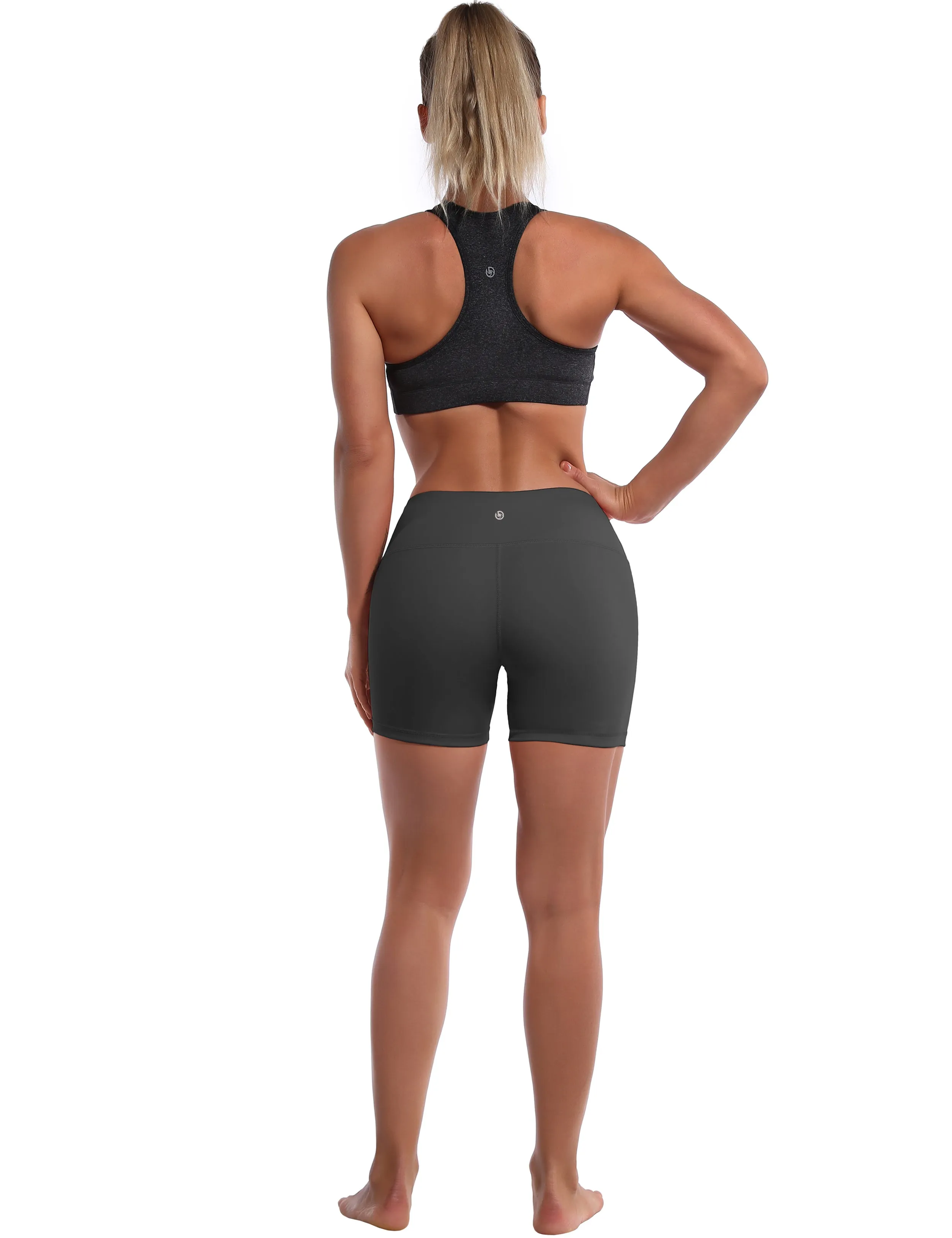 4" Yoga Shorts shadowcharcoal