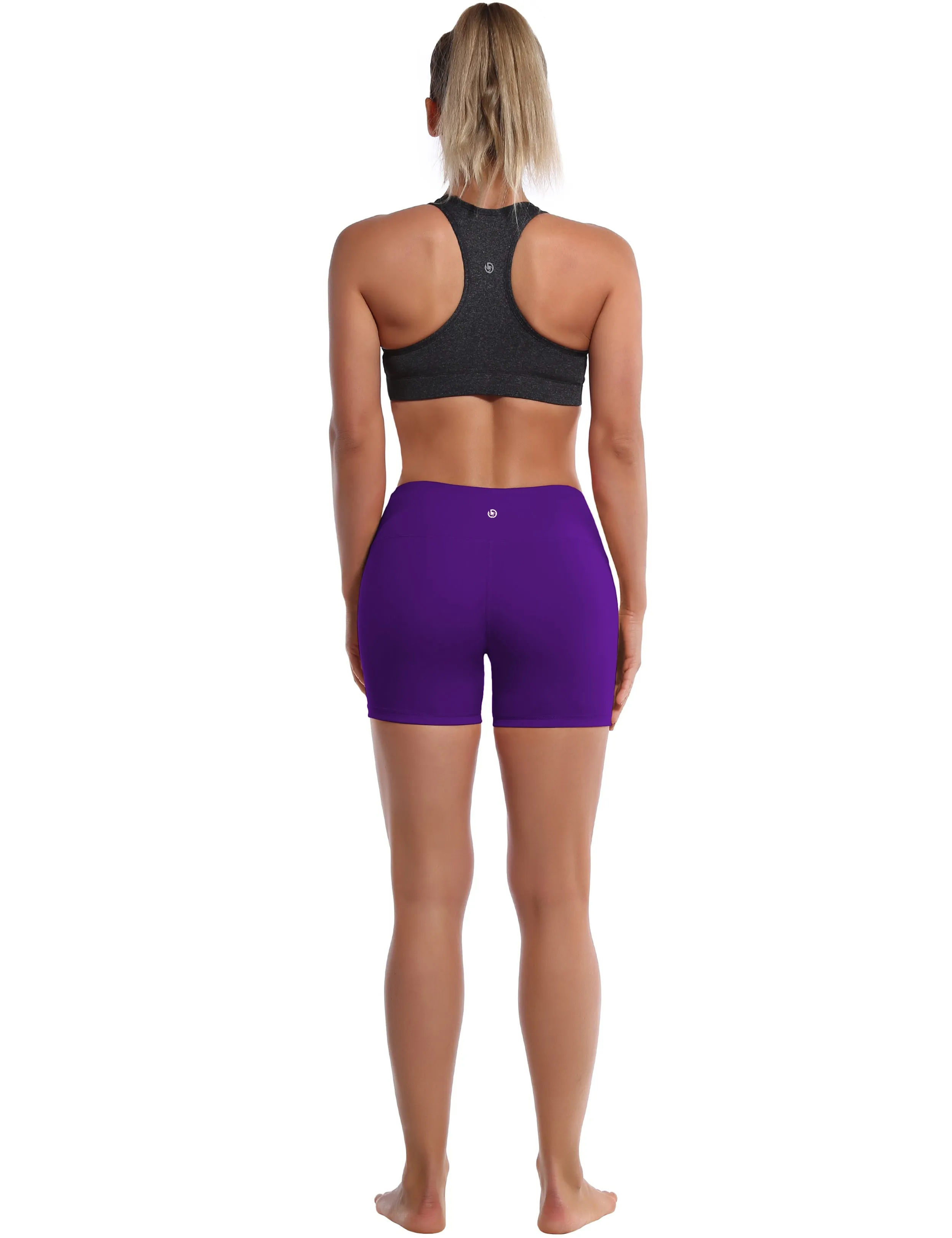4" yogastudio Shorts eggplantpurple_yogastudio
