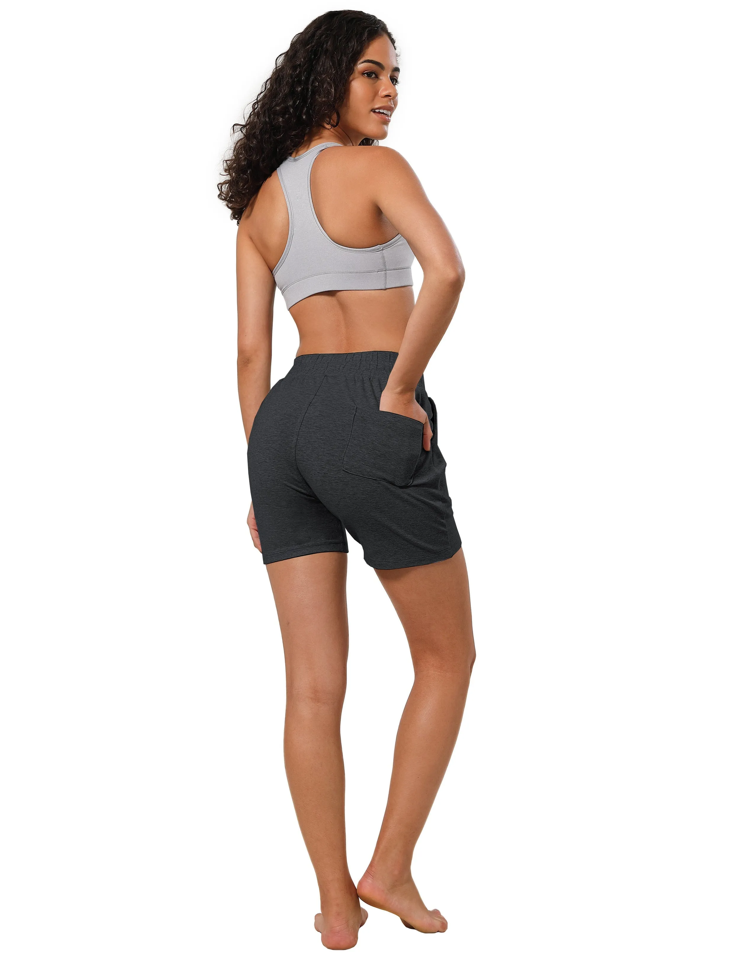 5" Joggers Shorts heathercharcoal_Golf