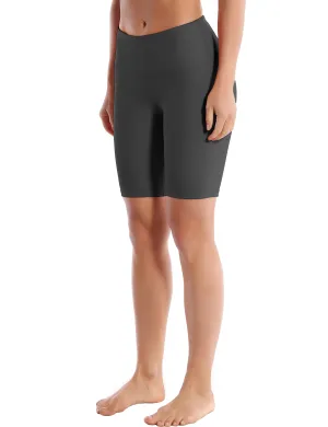 8" High Waist yogastudio Shorts shadowcharcoal_yogastudio