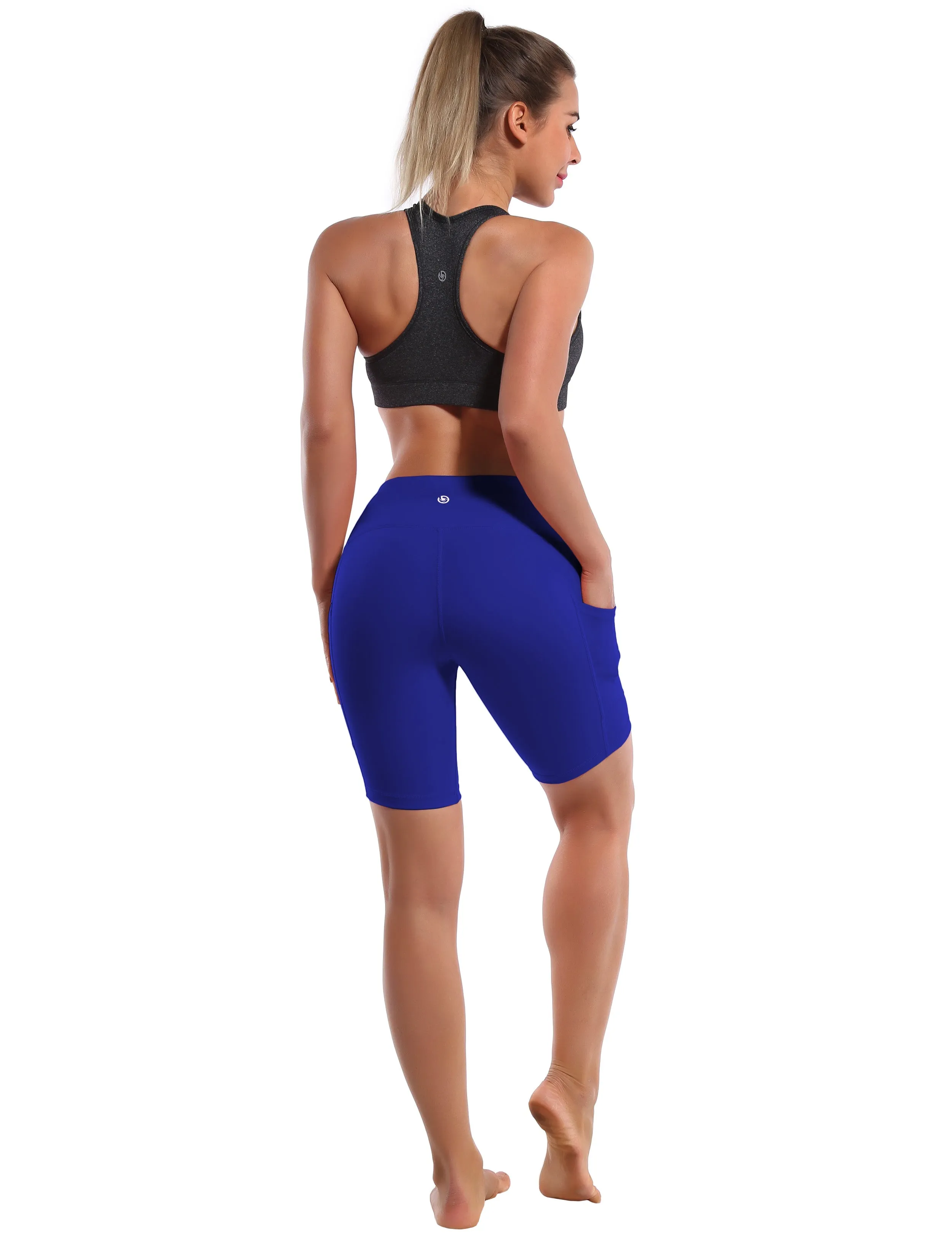 8" Side Pockets Jogging Shorts navy_Jogging