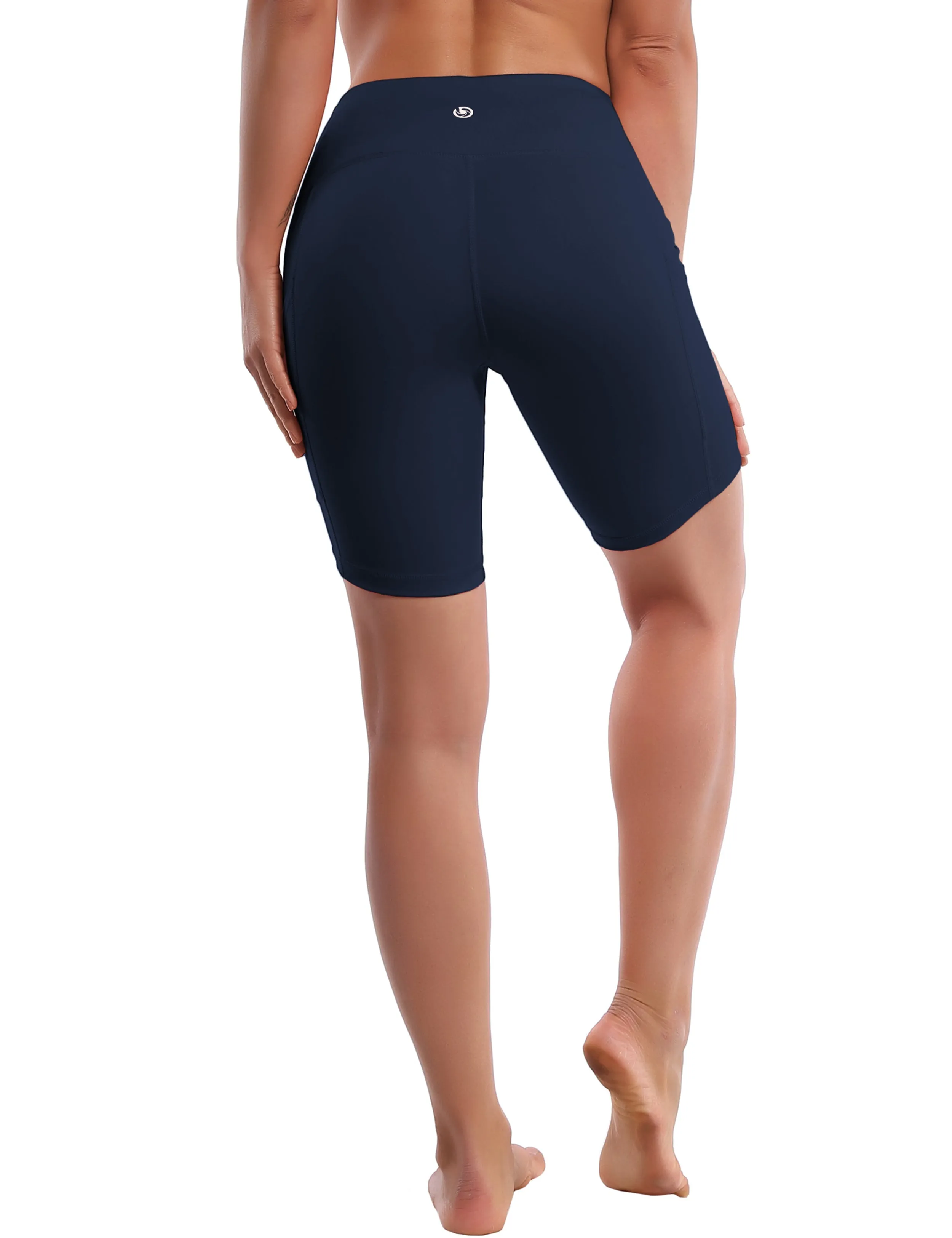 8" Side Pockets Running Shorts darknavy_Running