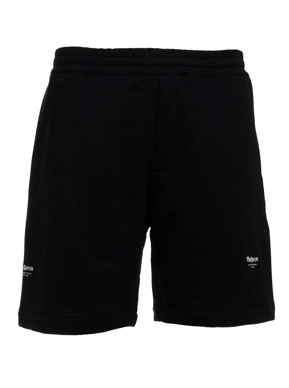 Alexander McQueen Logo Embroidered Elasticated Waist Track Shorts