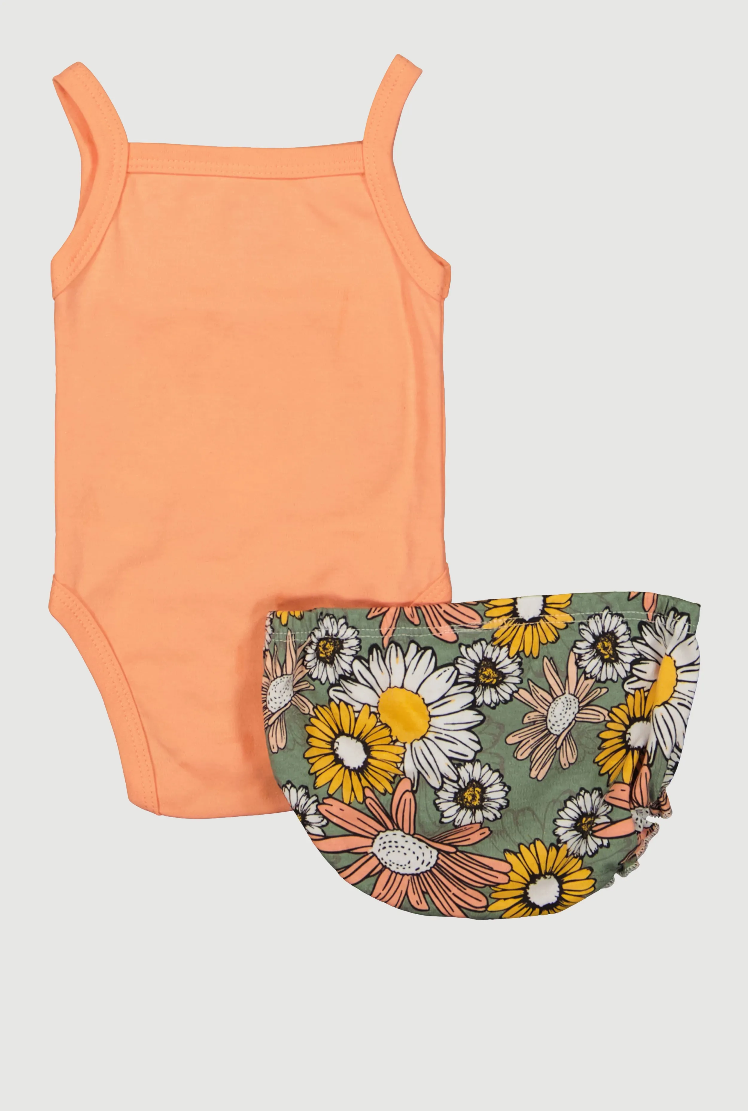 Baby Girls 0-9M Dads No. 1 Princess Bodysuit and Shorts