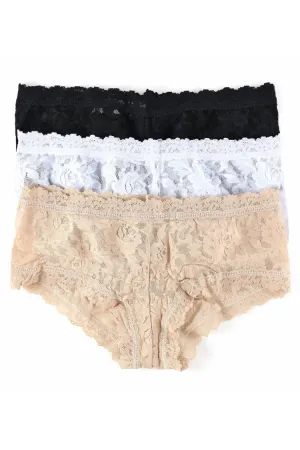 Ballerina 3-Pack Lace Boyshorts