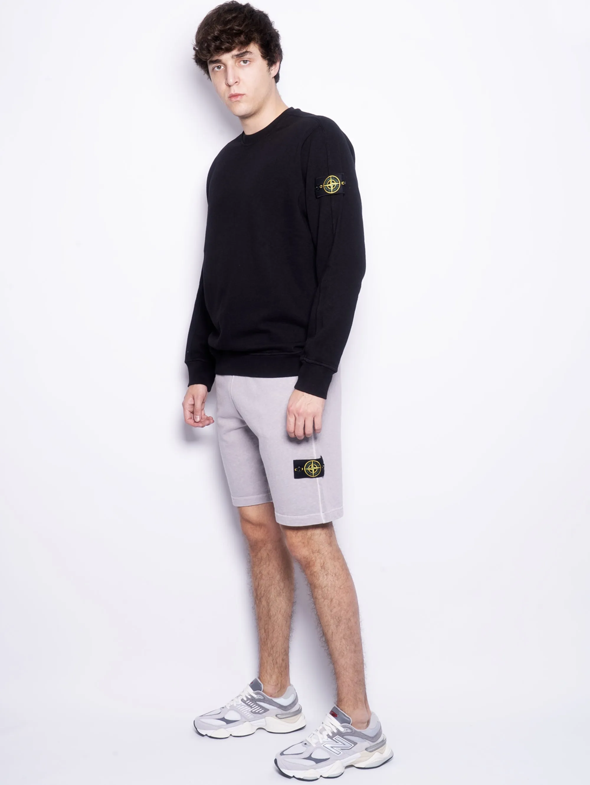 Bermuda Malfilé Garment Dyed Grey