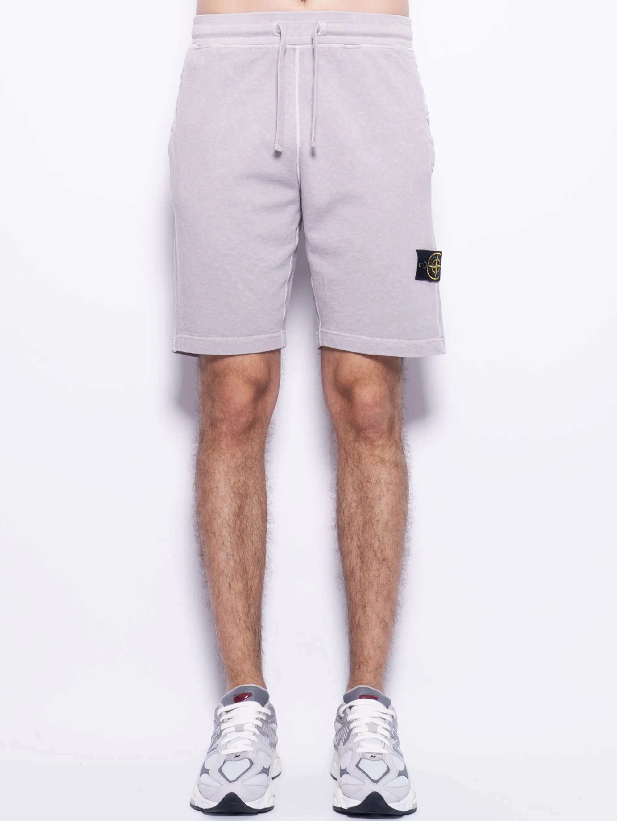 Bermuda Malfilé Garment Dyed Grey