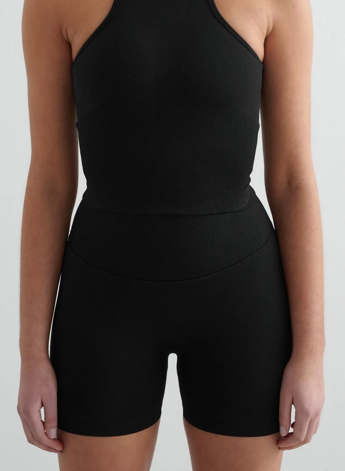 Black Shape Seamless Hotpants