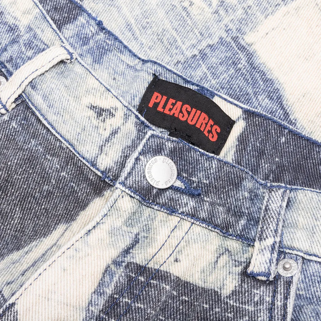Boro Baggy Jorts - Indigo