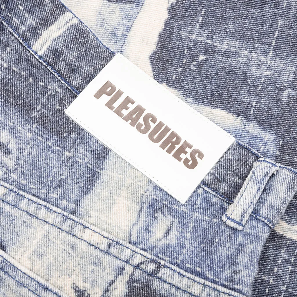 Boro Baggy Jorts - Indigo