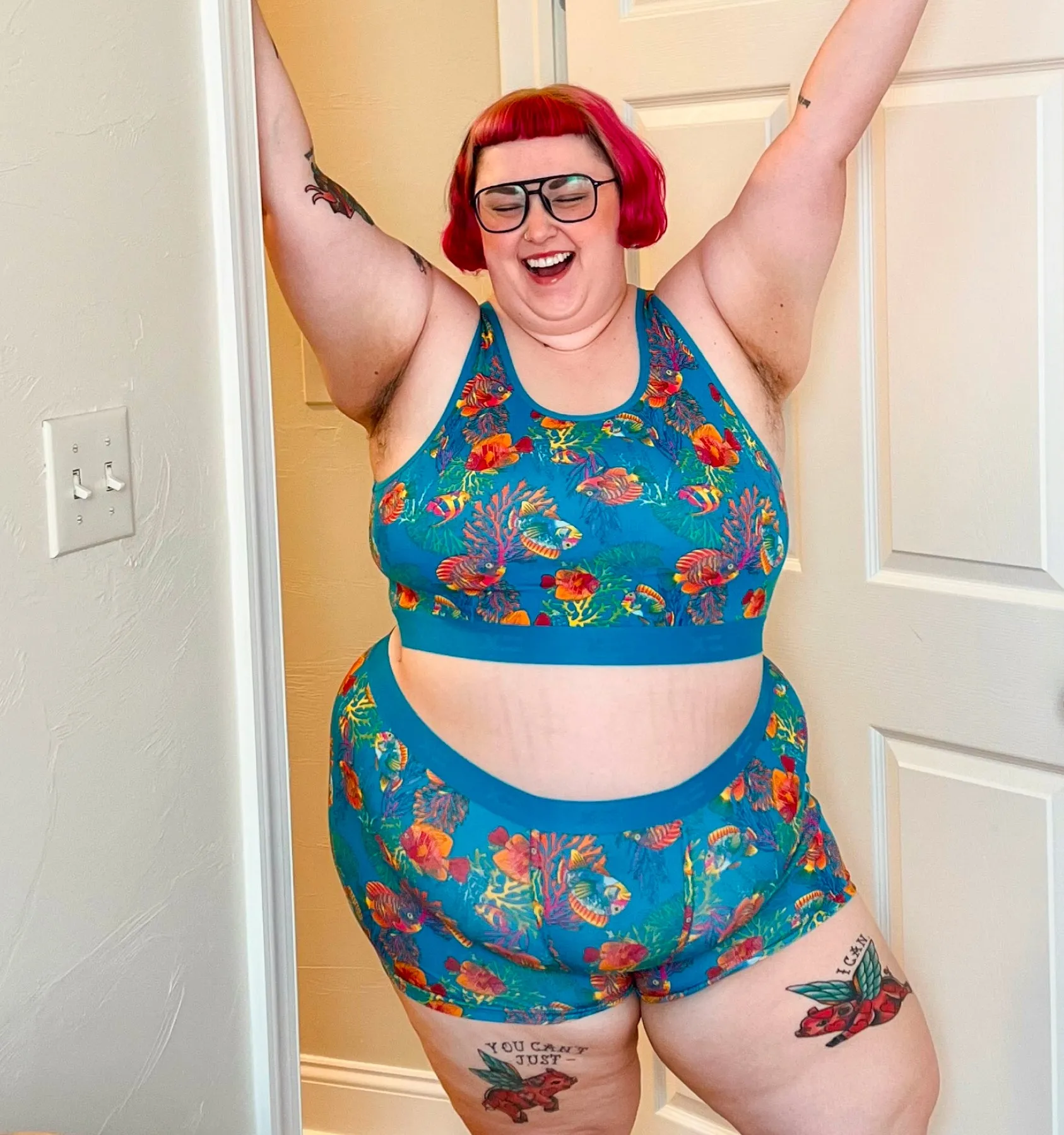 Boy Shorts - Rainbow Fish