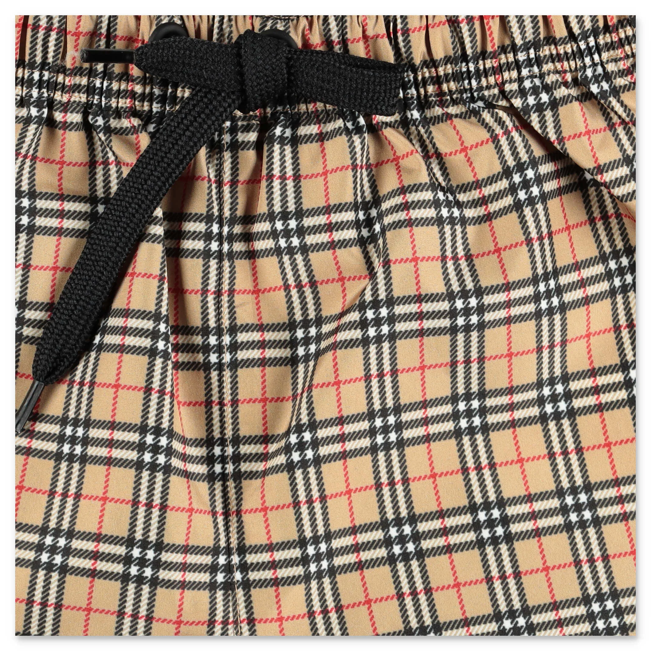Burberry Kids Drawstring Check Shorts