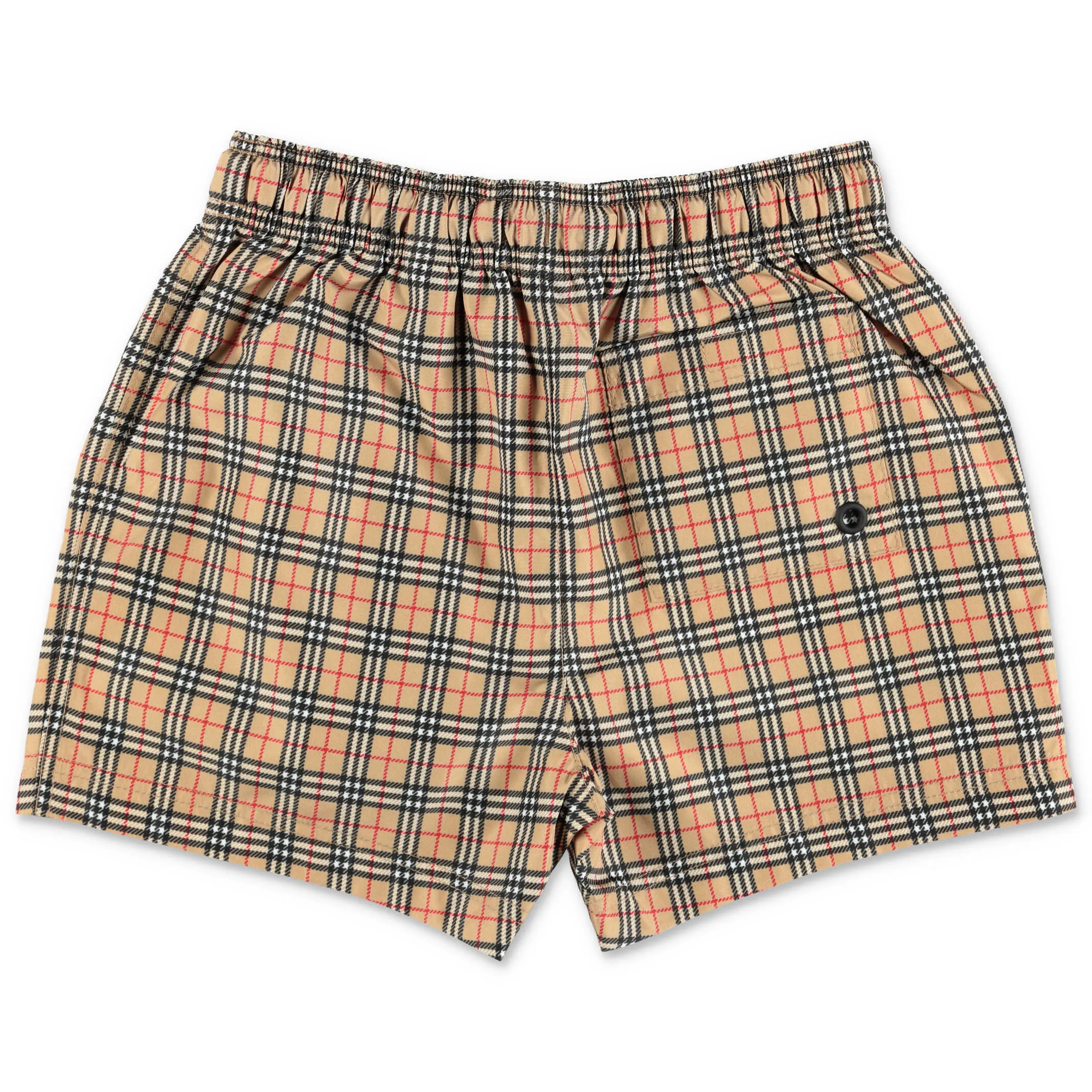 Burberry Kids Drawstring Check Shorts