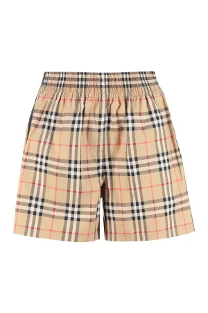 Burberry Side Stripe Vintage Check Shorts