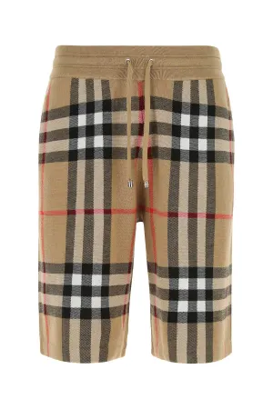 Burberry Vintage Check Drawstring Bermuda Shorts
