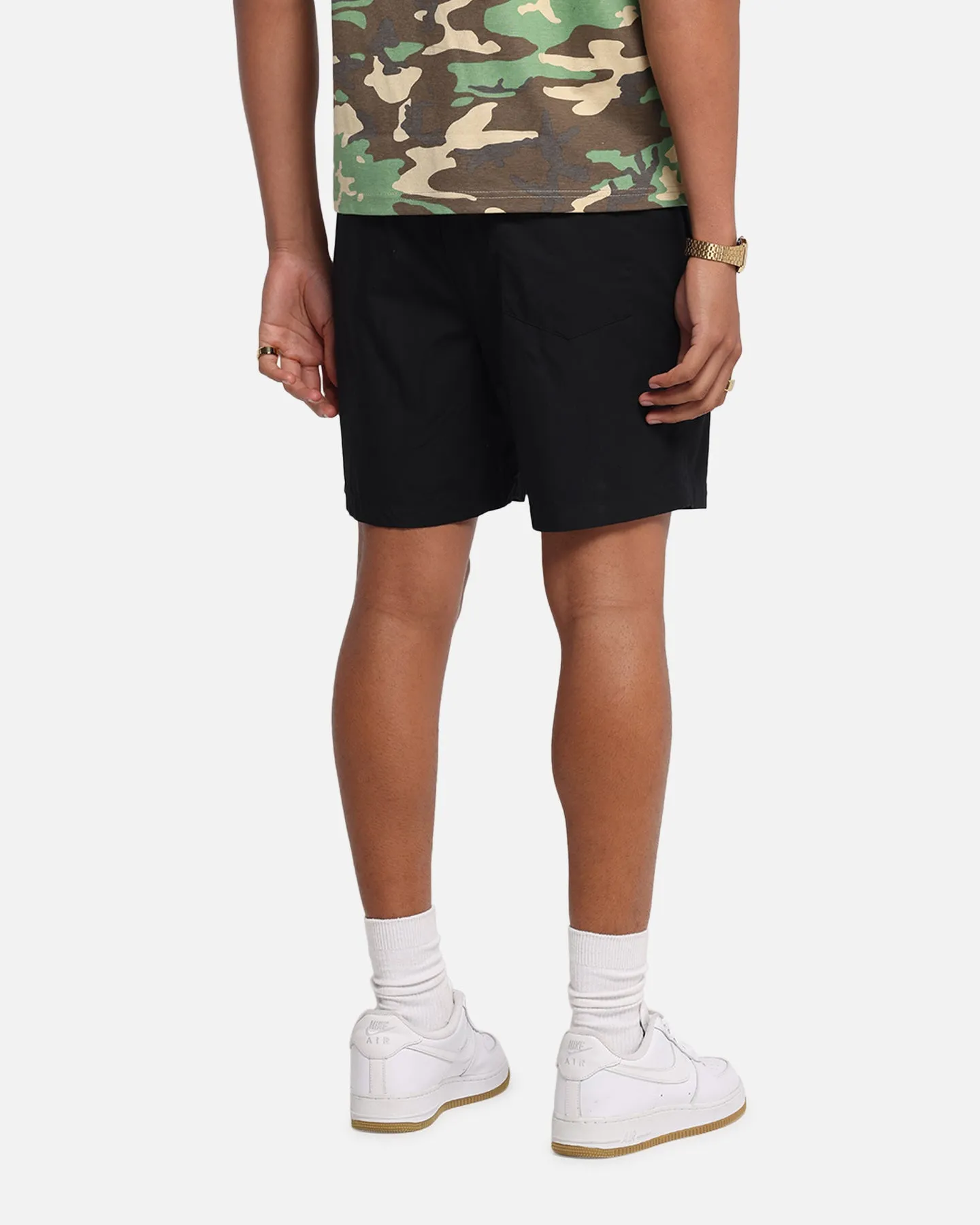 Carre Tagline Beach Shorts Black