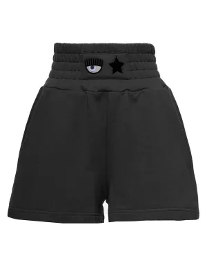 Chiara Ferragni Logo Embroidered Shorts
