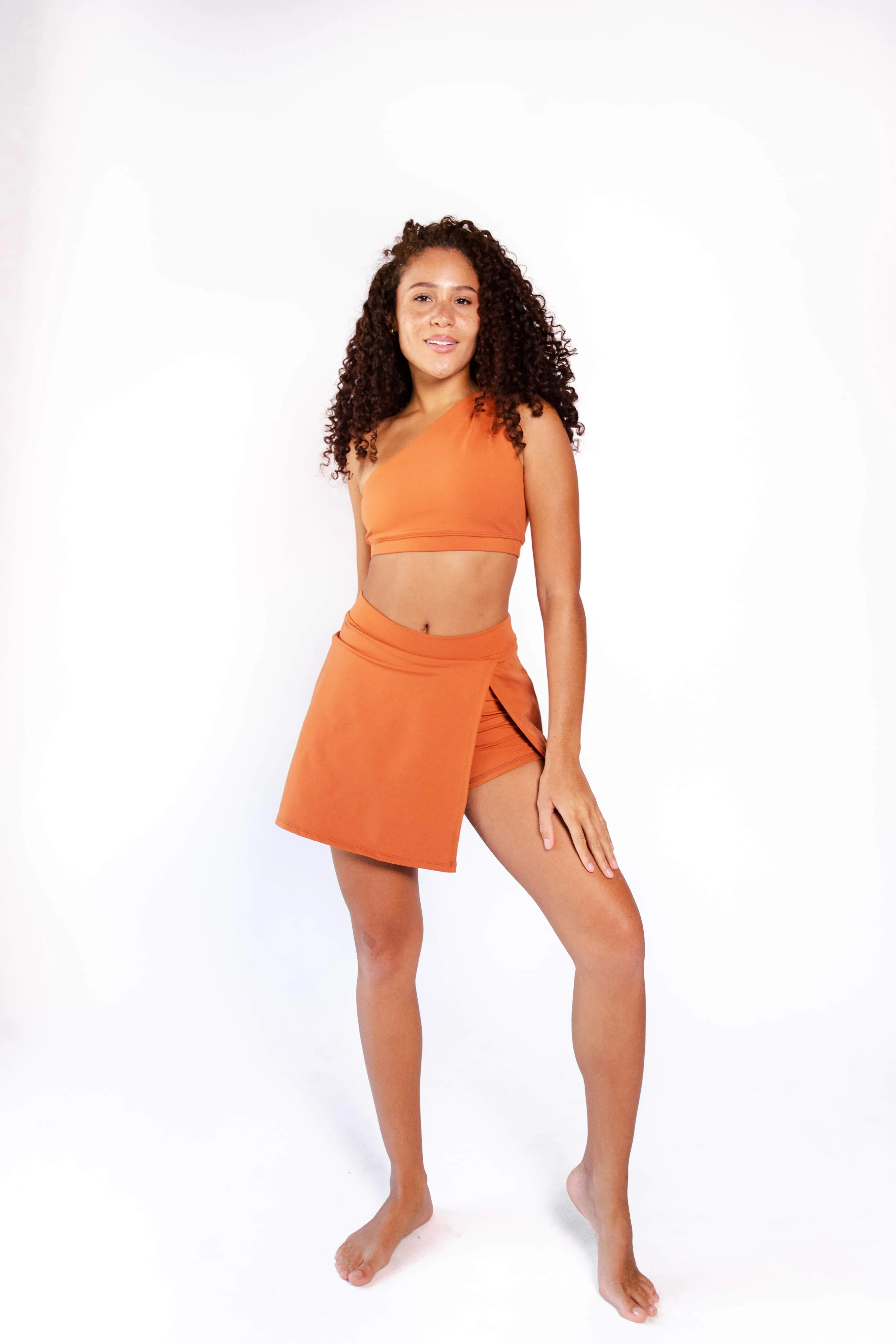 Court Skort - Burnt Orange