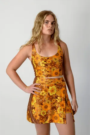 Court Skort - Flower Power