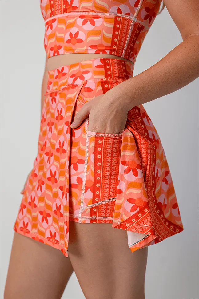 Court Skort - Peach Out