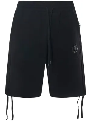 C.P. Company Logo Plaque Drawstring Shorts