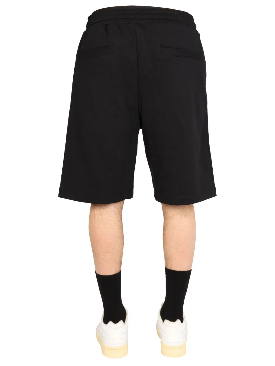 Diesel Logo Embroidered Drawstring Shorts