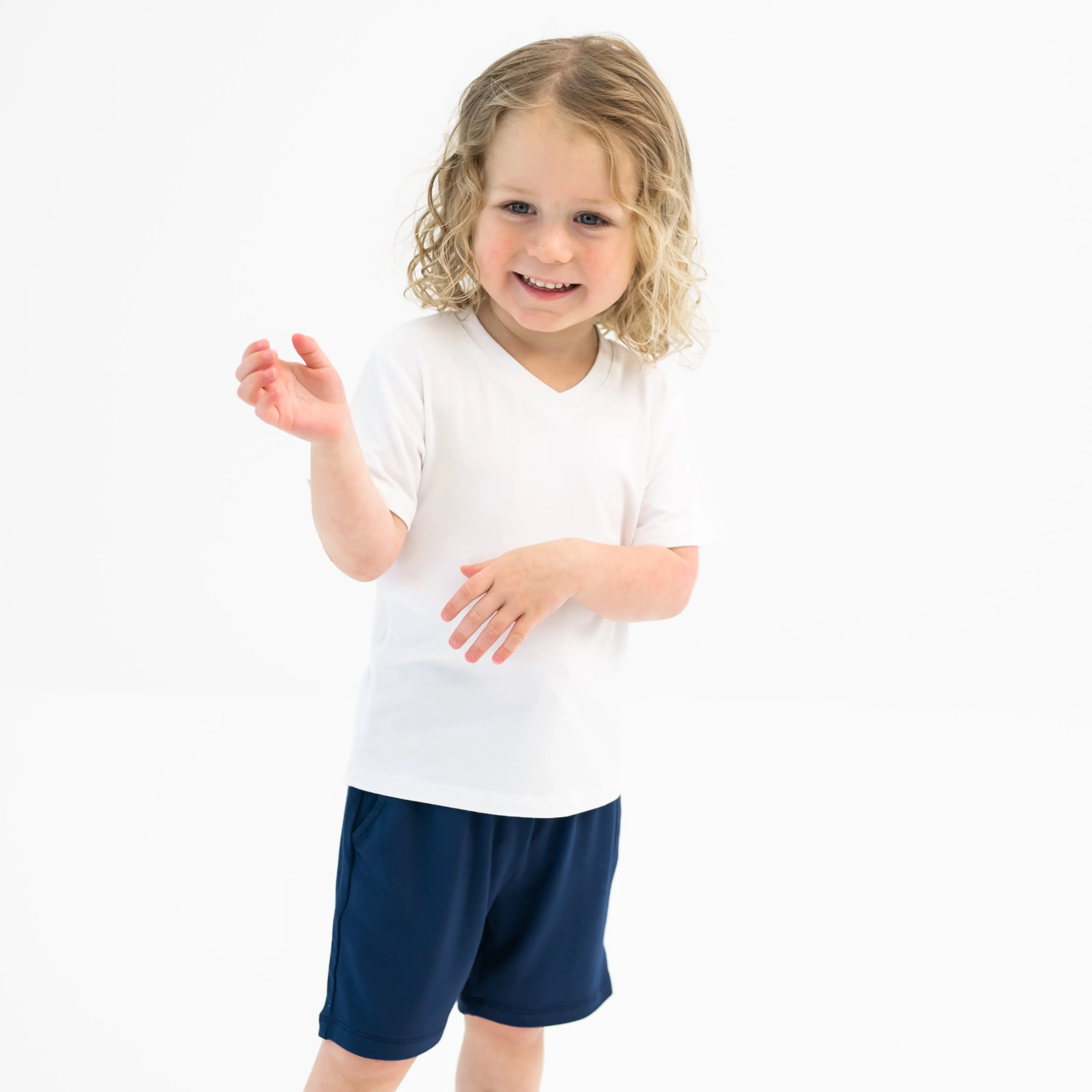 Drawstring Short in Navy