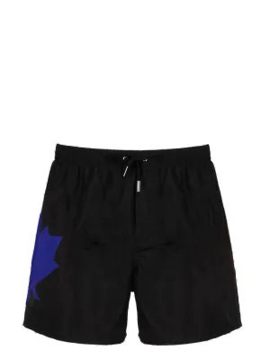 Dsquared2 Leaf Logo Printed Swim Shorts