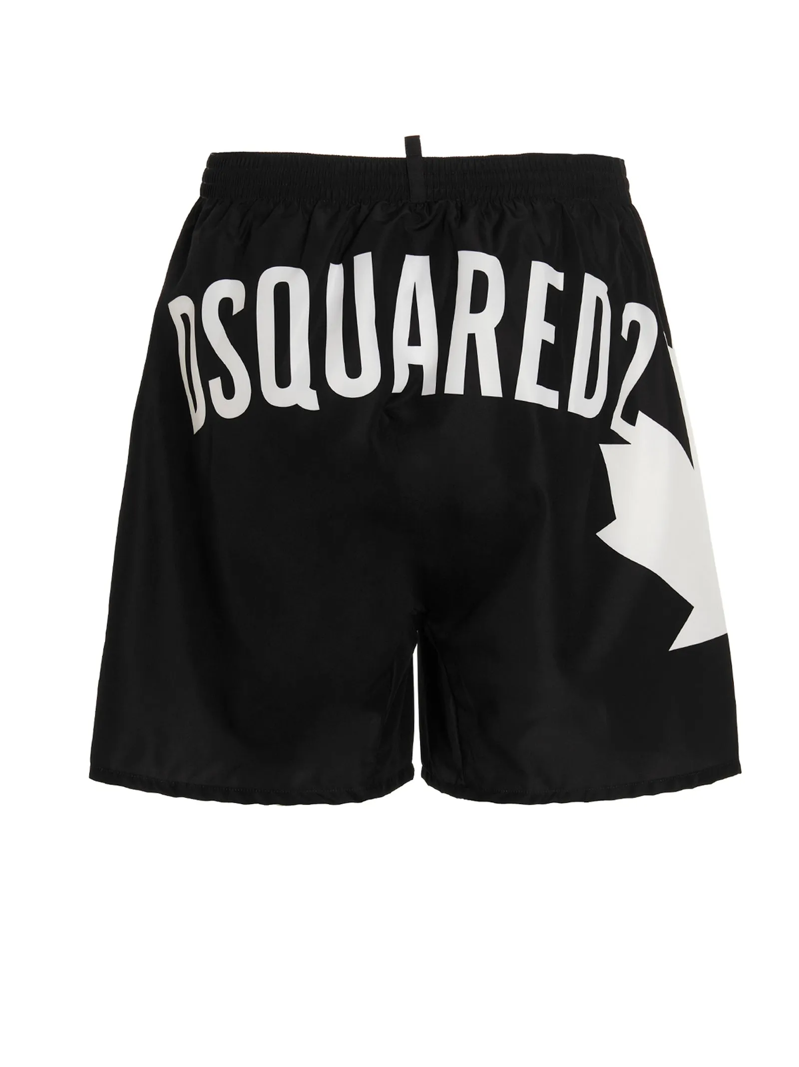Dsquared2 Logo Print Drawstring Swim Shorts