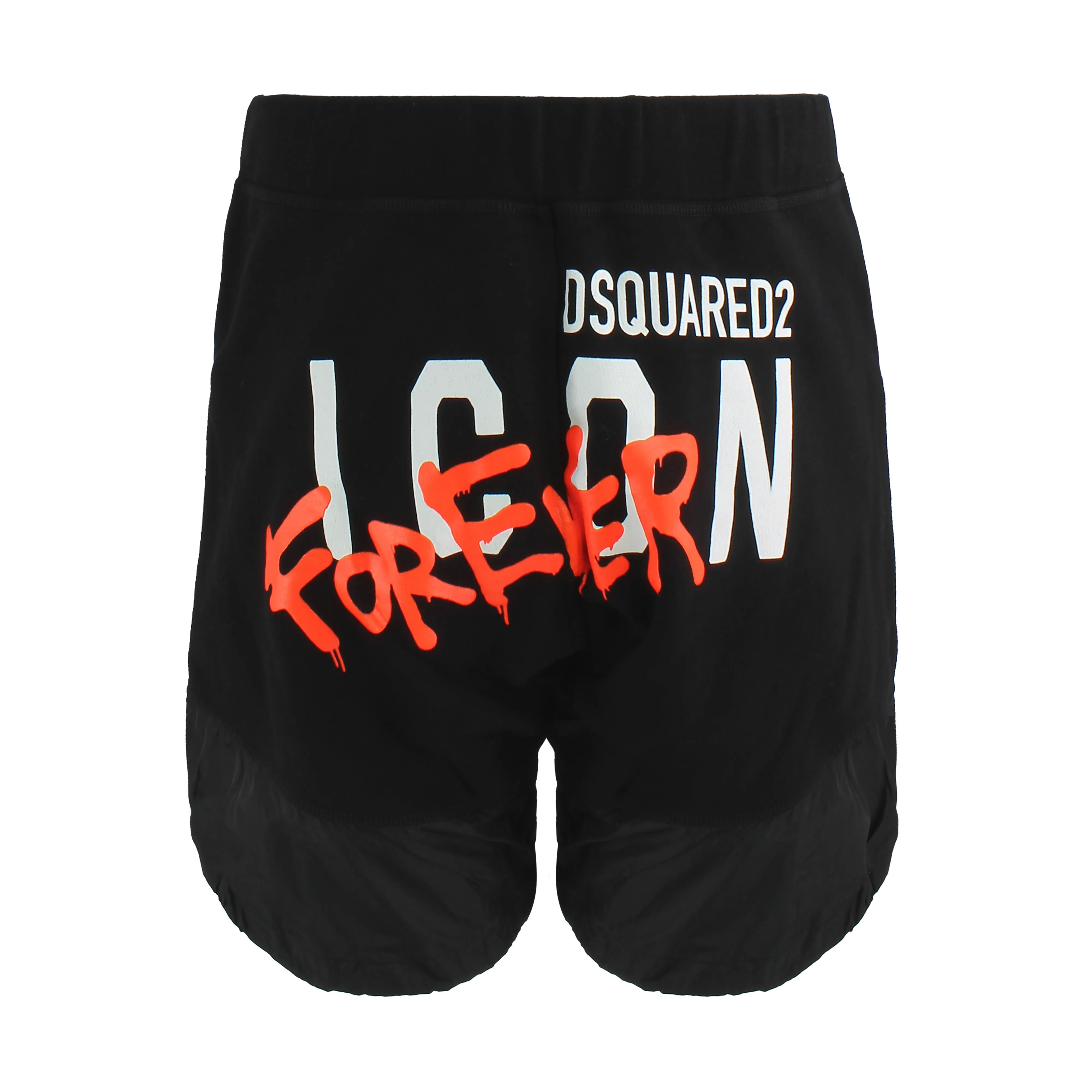 Dsquared2 Logo-Printed Panelled Shorts