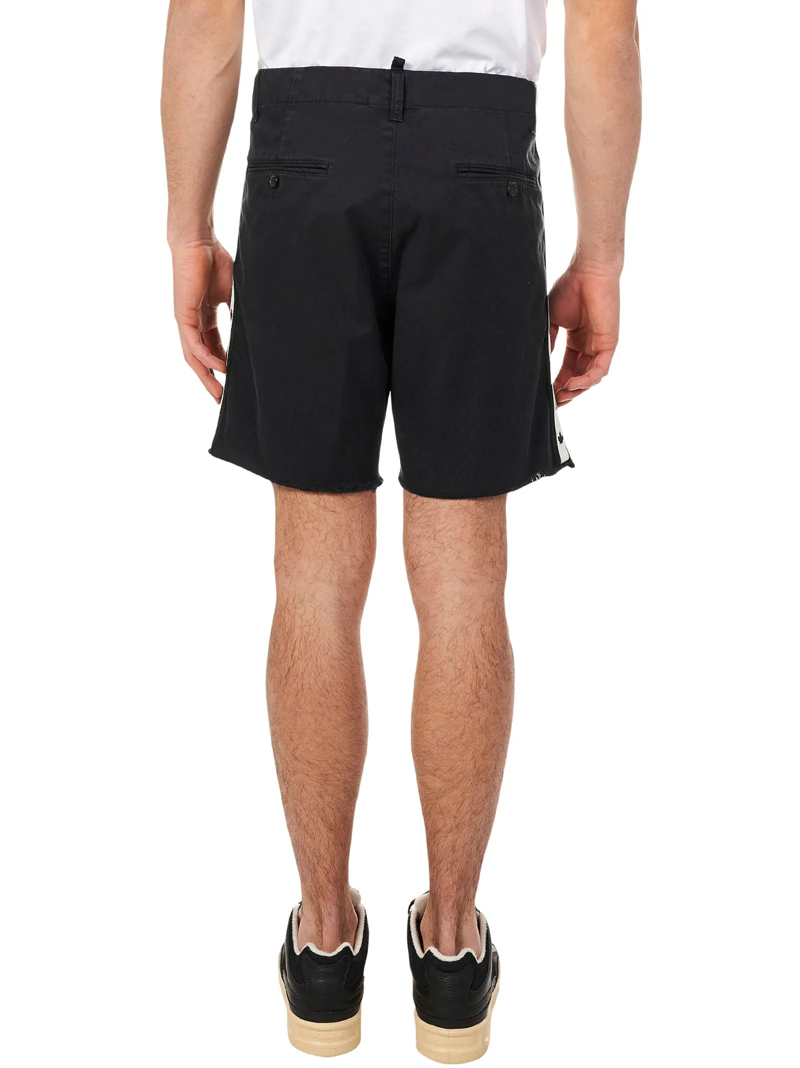 Dsquared2 Logo Tape Knee-Length Shorts