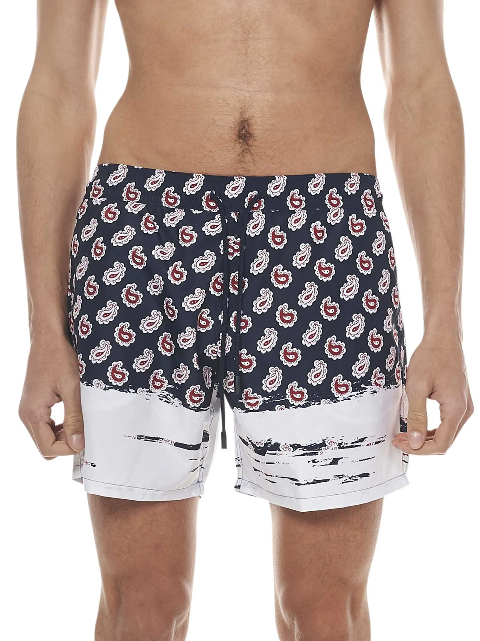 Etro Paisley Paisley Printed Drawstring Swim Shorts