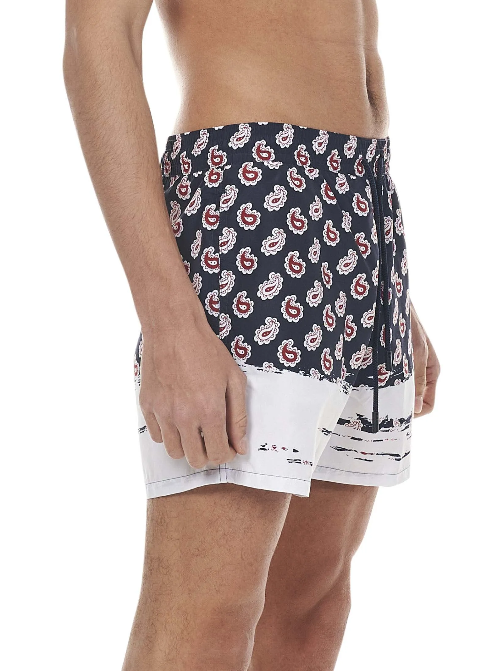 Etro Paisley Paisley Printed Drawstring Swim Shorts