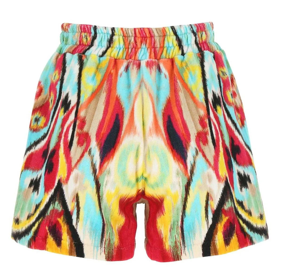 Etro Paisley Printed Side-Slit Shorts