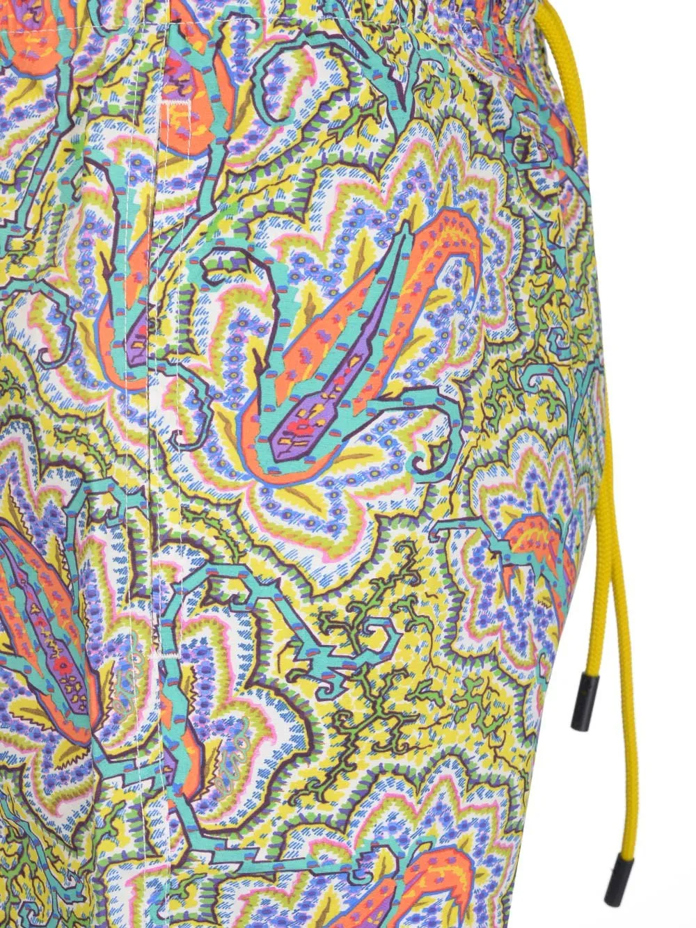 Etro Pattern Printed Drawstring Swim Shorts