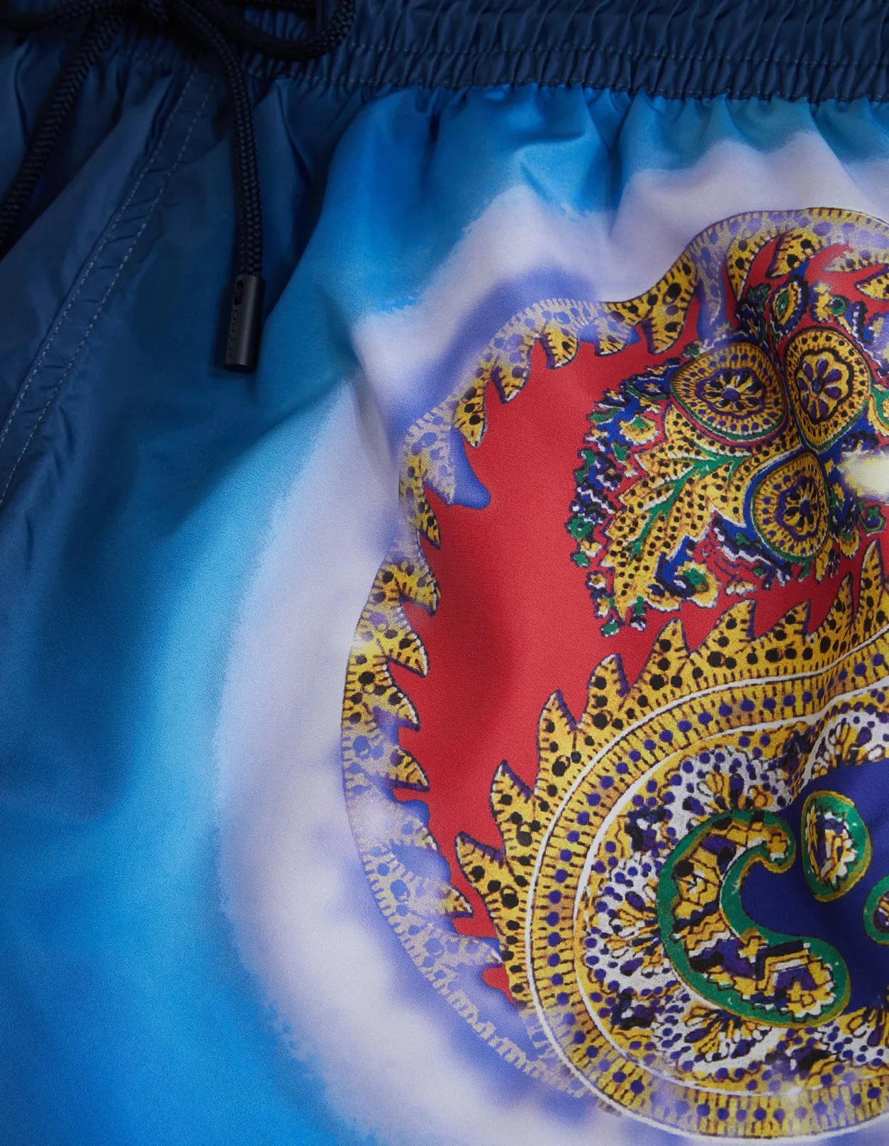 Etro Printed Elasticated-Waist Swim Shorts