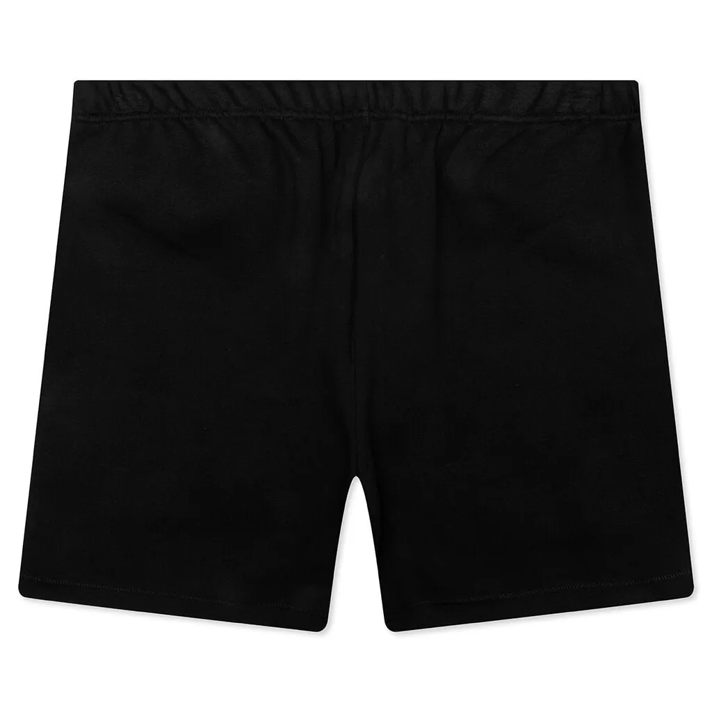Fleece Soccer Short - Black