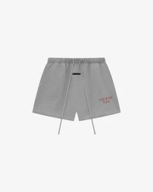 Fleece Soccer Short Dark Heather