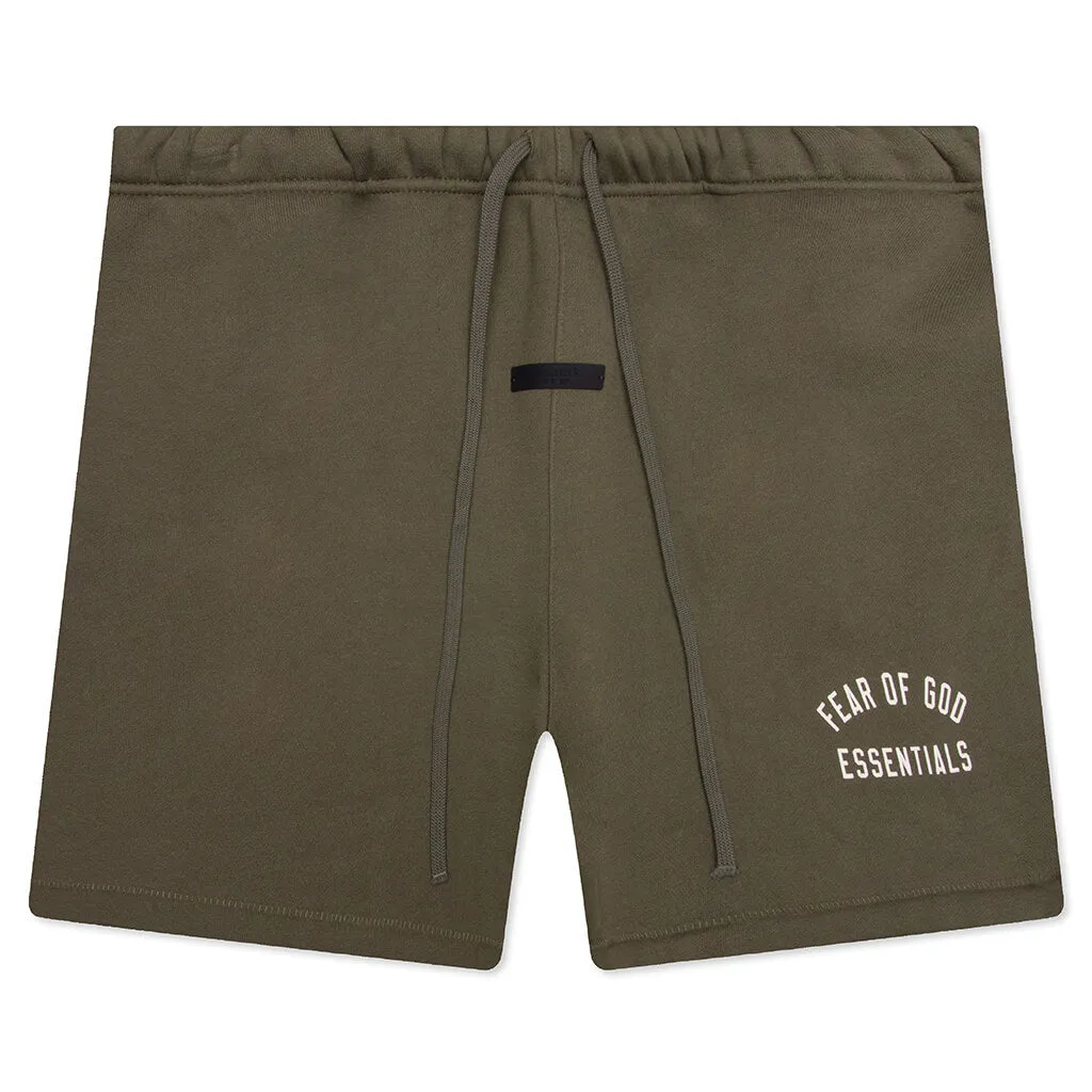Fleece Soccer Short - Military