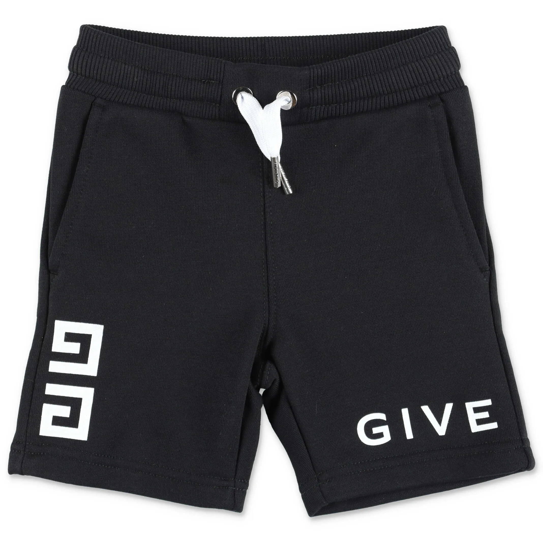 Givenchy Kids Logo Printed Drawtring Shorts
