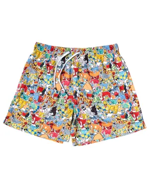 Goat USA Youth Sticker AOP Mesh Shorts