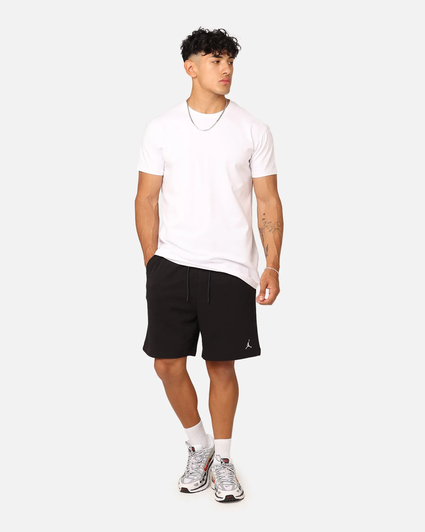 Jordan Essentials Fleece Shorts Black/Black/White