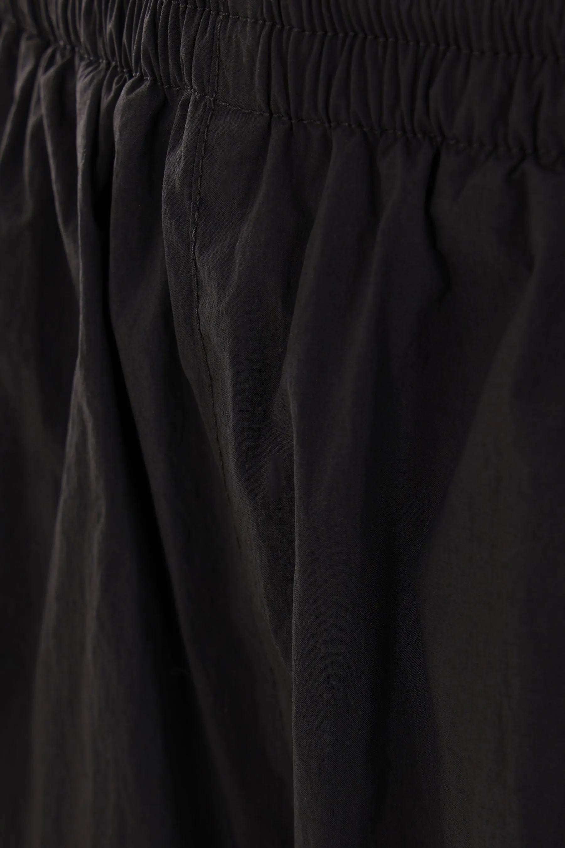 logo embroidered nylon track shorts