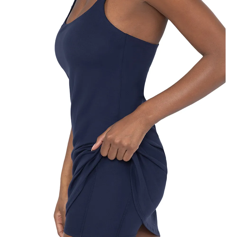 Lux  Dress with Built-In Bra and Shorts