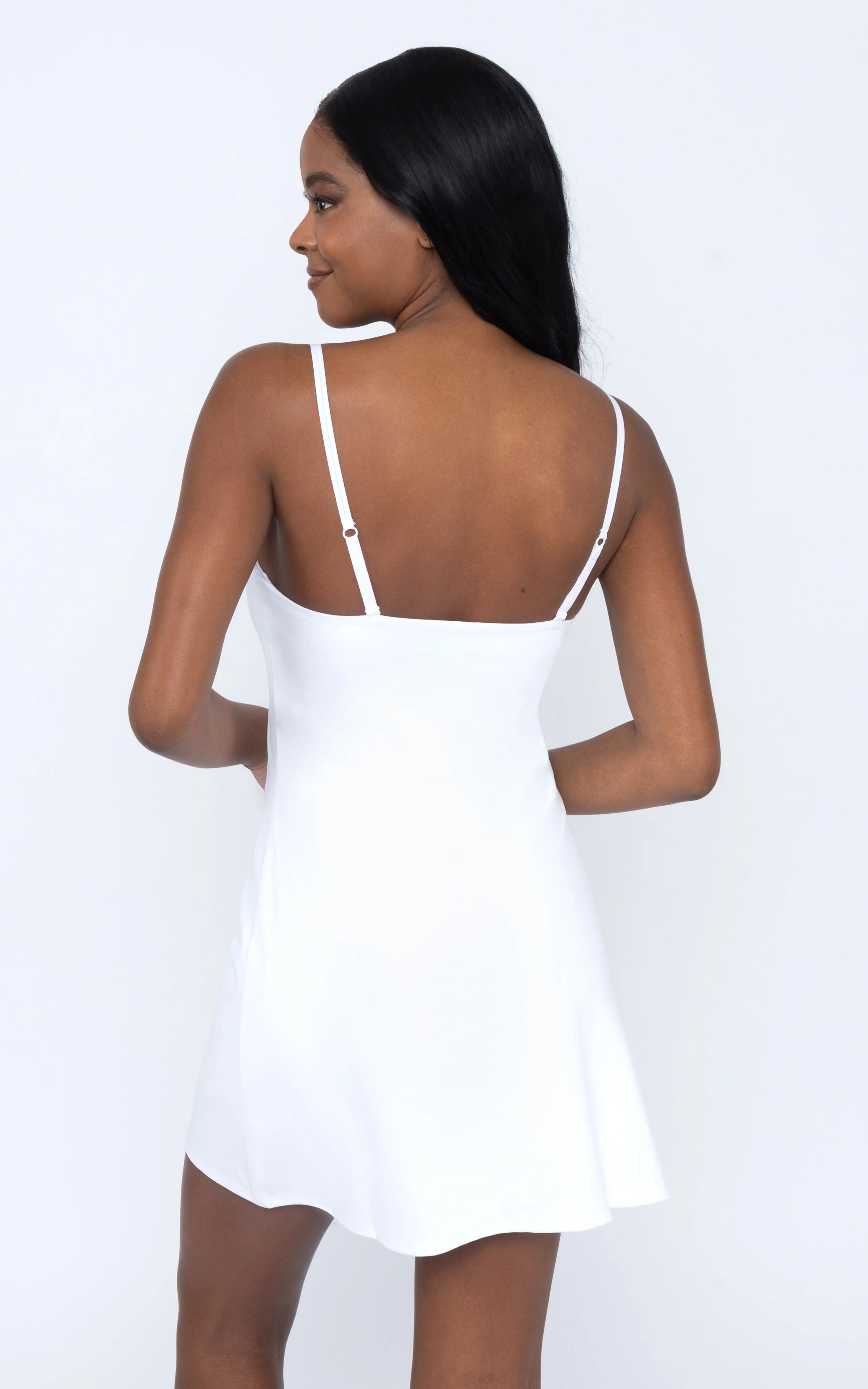 Lux  Dress with Built-In Bra and Shorts