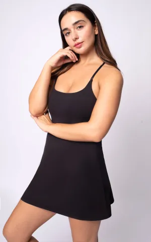 Lux  Dress with Built-In Bra and Shorts